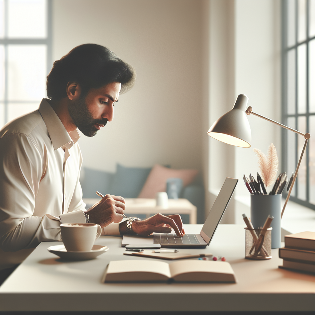 Conversational Email Writing: Detailed image description incorporating the keyword naturally.
