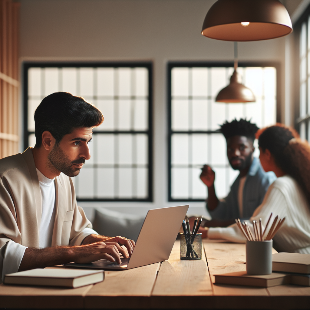 Grow Email List: Young marketer expanding email contacts successfully.