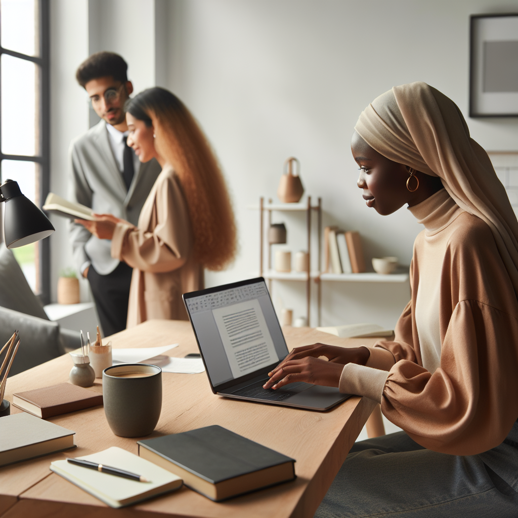 Consistent Email Tone: Detailed image description incorporating the keyword naturally.