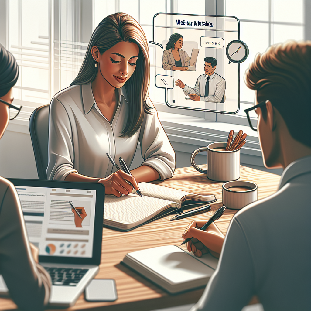 Webinar Mistakes: Detailed image description incorporating the keyword naturally.