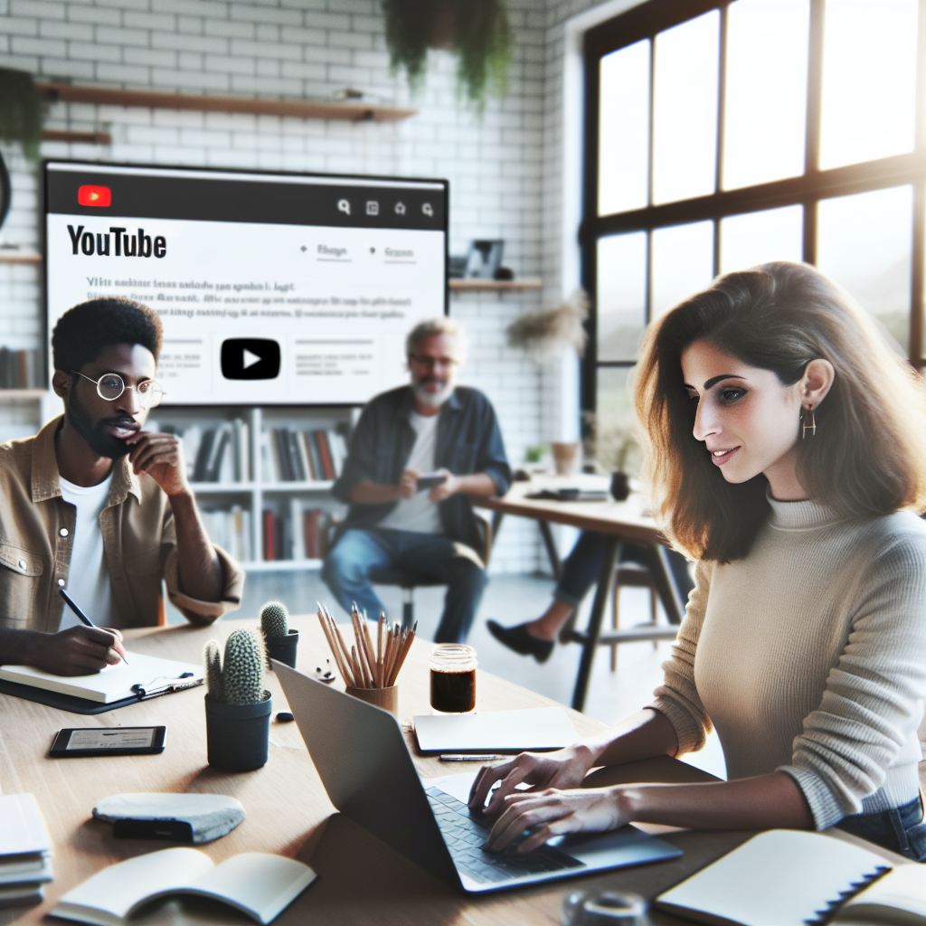 YouTube Email List: Detailed image description incorporating the keyword naturally.
