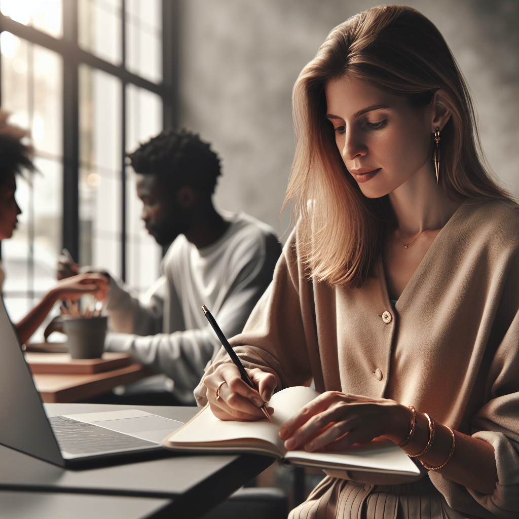Persuasive Emails: Image of professionals collaborating over email marketing strategies.
