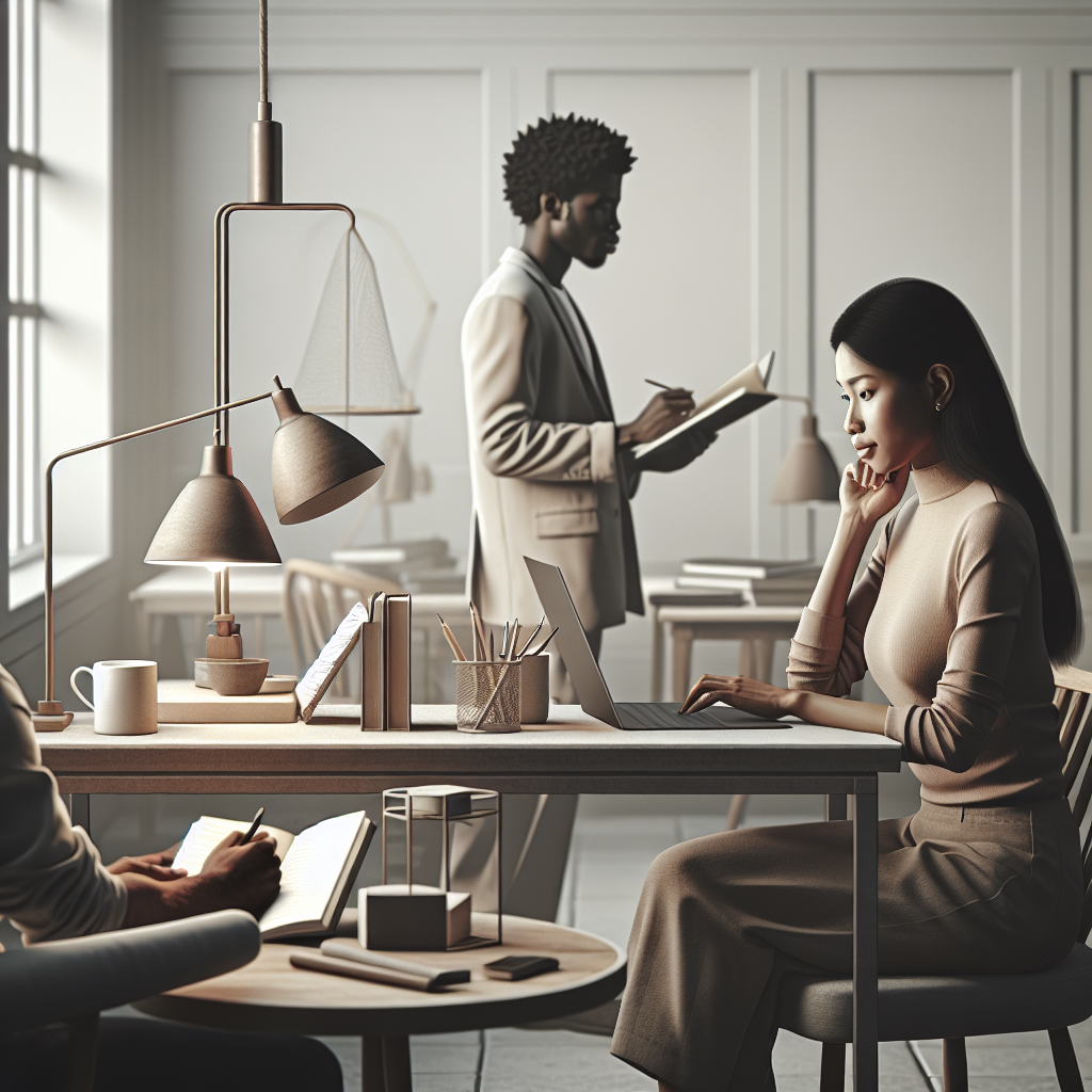 Challenge Launch Calendar: Detailed image featuring a strategist marking a calendar for a successful launch.