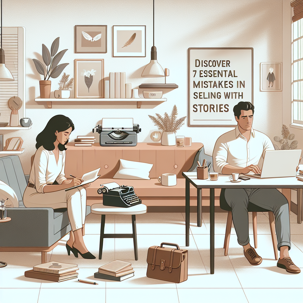 Selling With Stories: Detailed image description incorporating the keyword naturally.