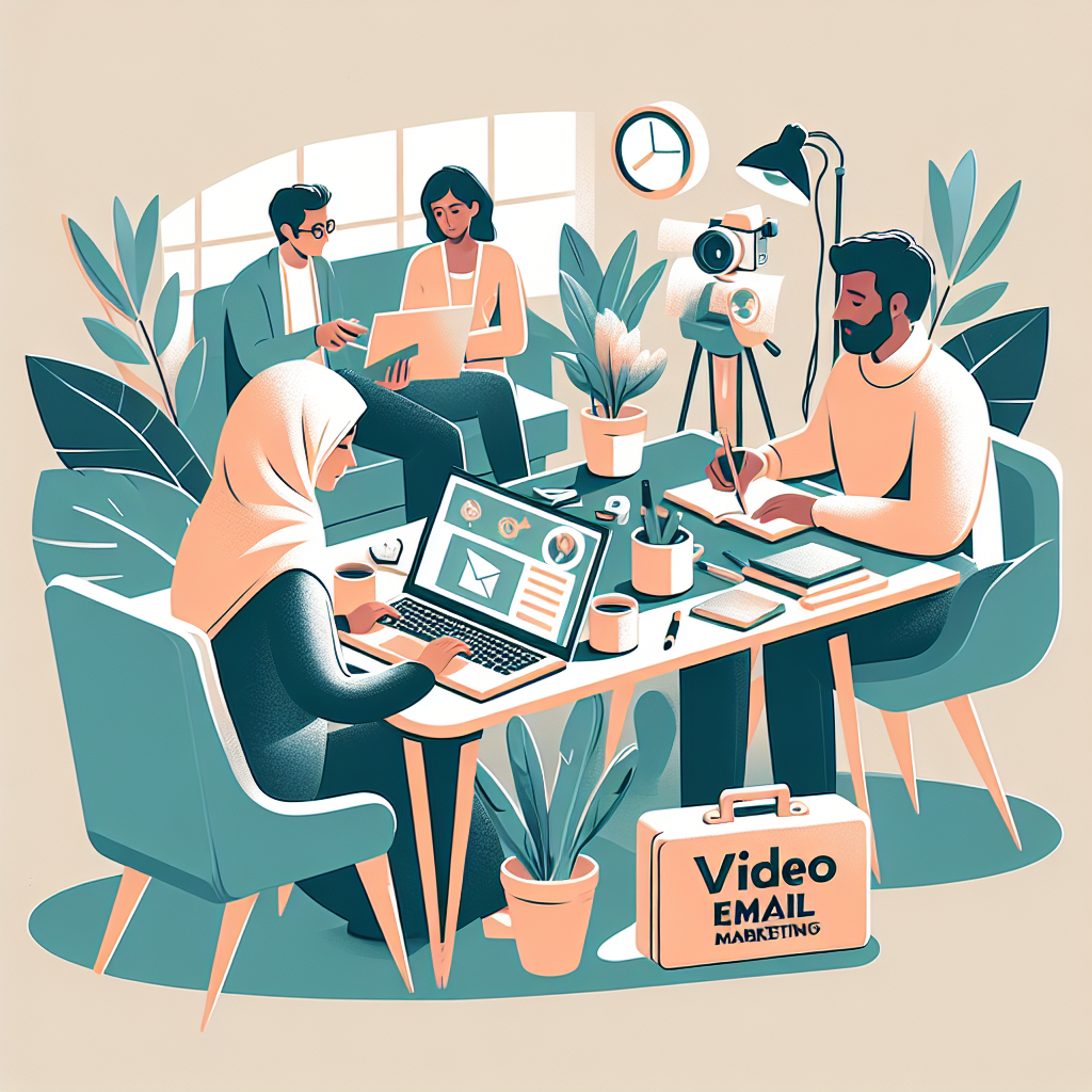 Video Email Marketing: Detailed image description incorporating the keyword naturally.