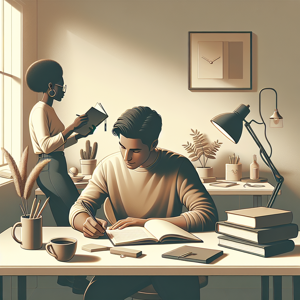 Podcast Interview Promotion: Image showing a professional speaking into a microphone during a podcast interview.